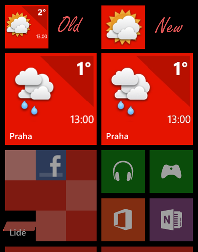 Meteoservis 2.15 - drobná vylepšení pro Windows Phone 8 a 7.8